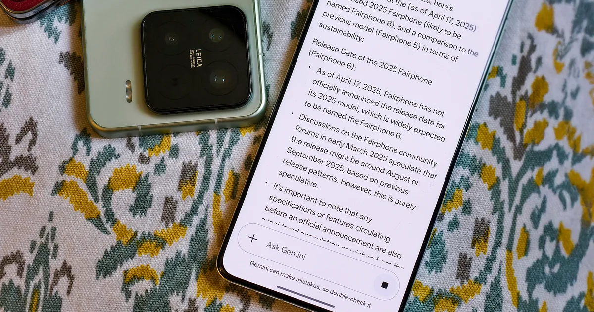 Ilustrasi layar perangkat yang menampilkan antarmuka Google Gemini dengan deretan prompt terbaik