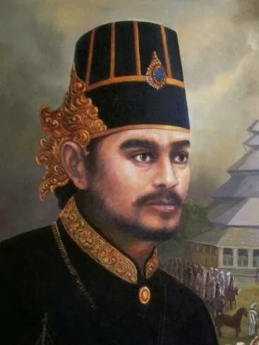 Ilustrasi kawasan bersejarah Kesultanan Banten di ujung barat Pulau Jawa