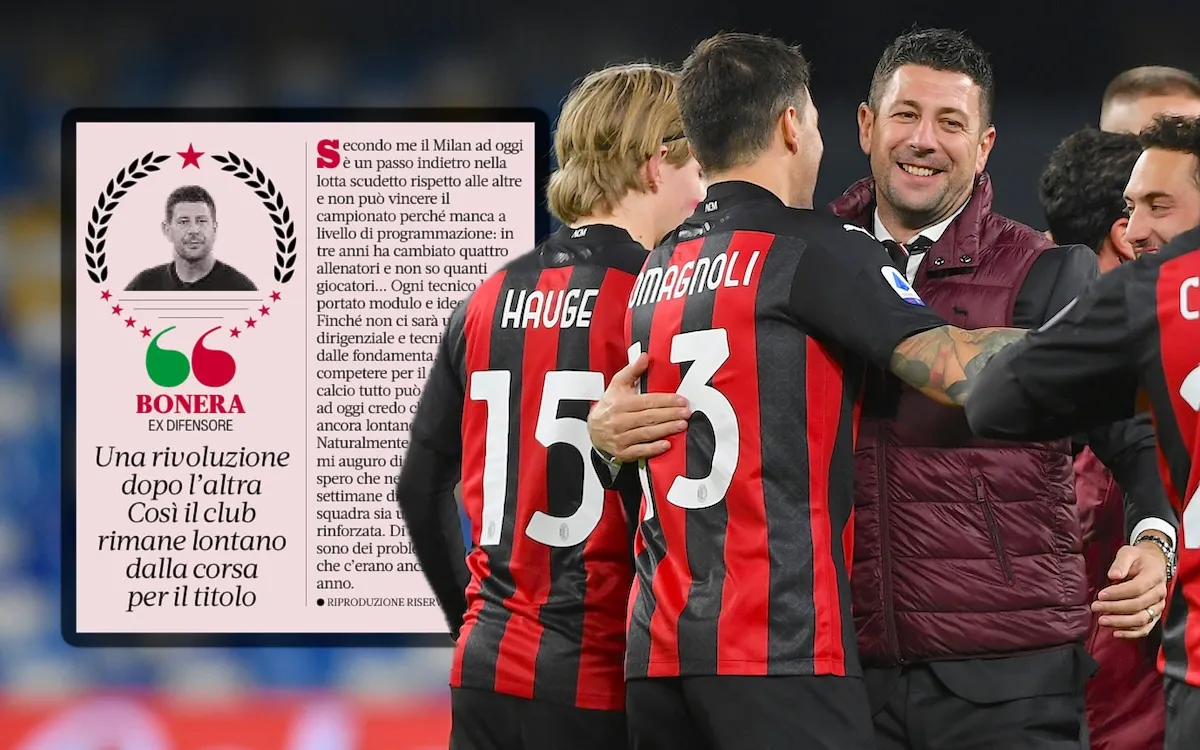 Daniele Bonera memberikan kritik tajam terkait kurangnya perencanaan AC Milan dalam persaingan Scudetto