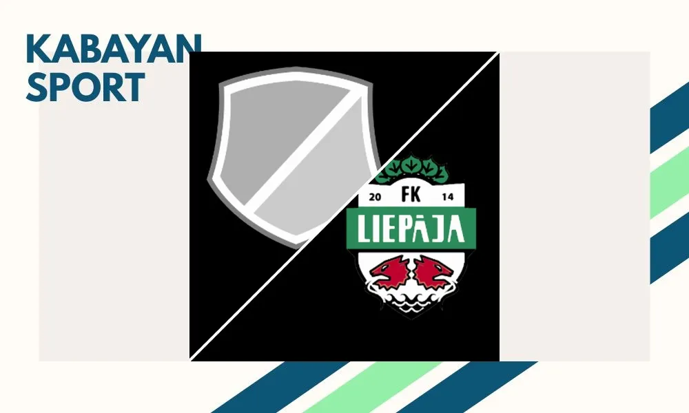 Pemain FK Liepaja merayakan kemenangan atas Decic di Kualifikasi UEFA Conference League
