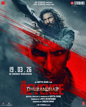 Poster promosi film Dhurandhar The Revenge dibintangi Ranveer Singh