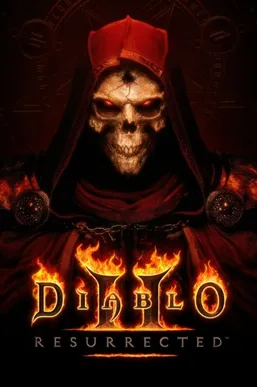 Logo visual dari game Diablo II: Resurrected