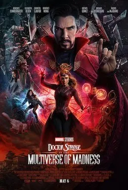 Poster dan ilustrasi film Doctor Strange in the Multiverse of Madness produksi Marvel Studios