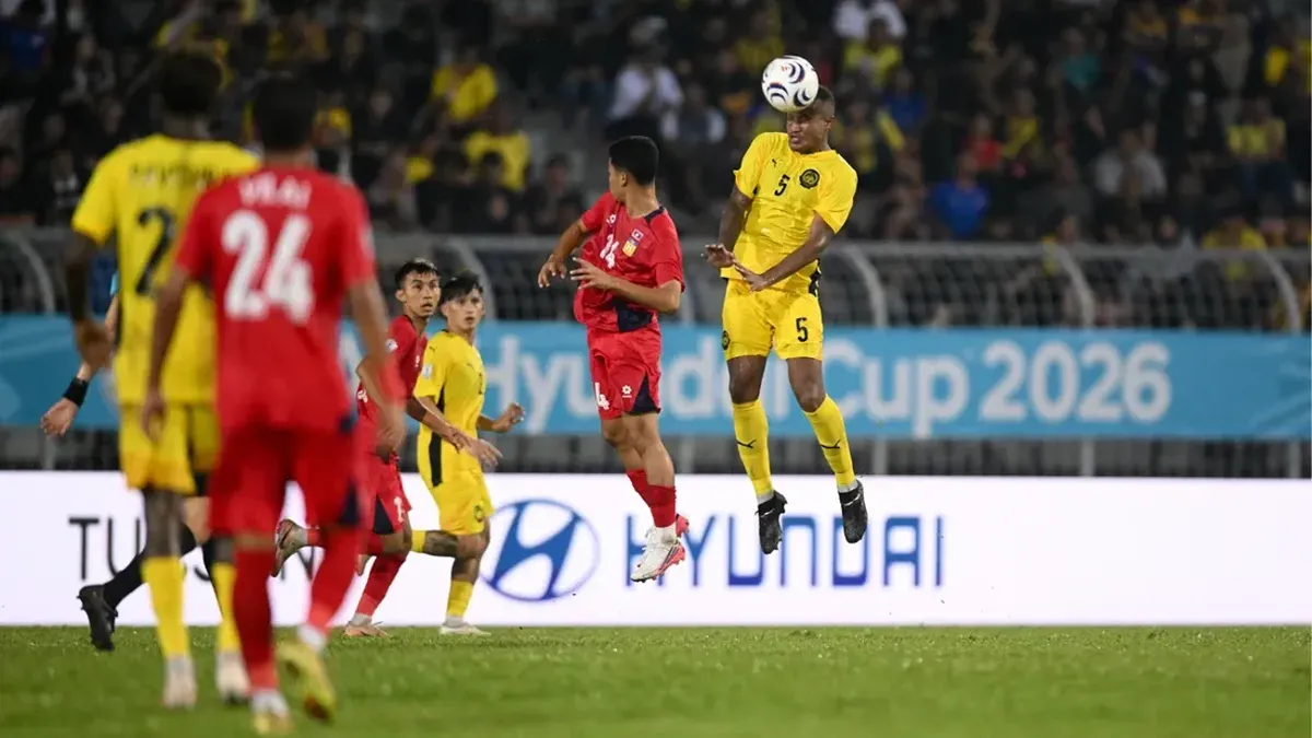 Pemain Timnas Malaysia saat bertanding di ajang Piala AFF 2026