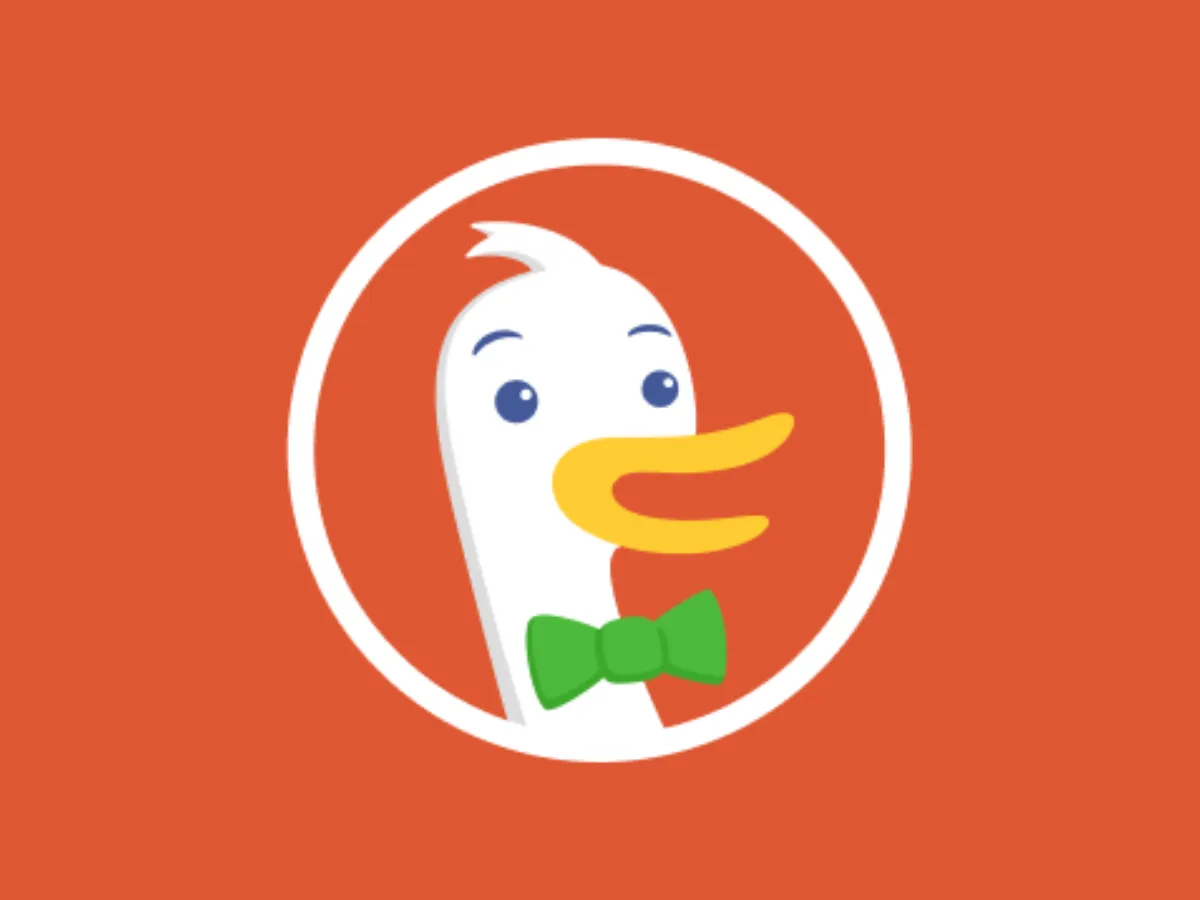 Tampilan antarmuka DuckDuckGo di iPhone yang menunjukkan fitur Copy Clean Link