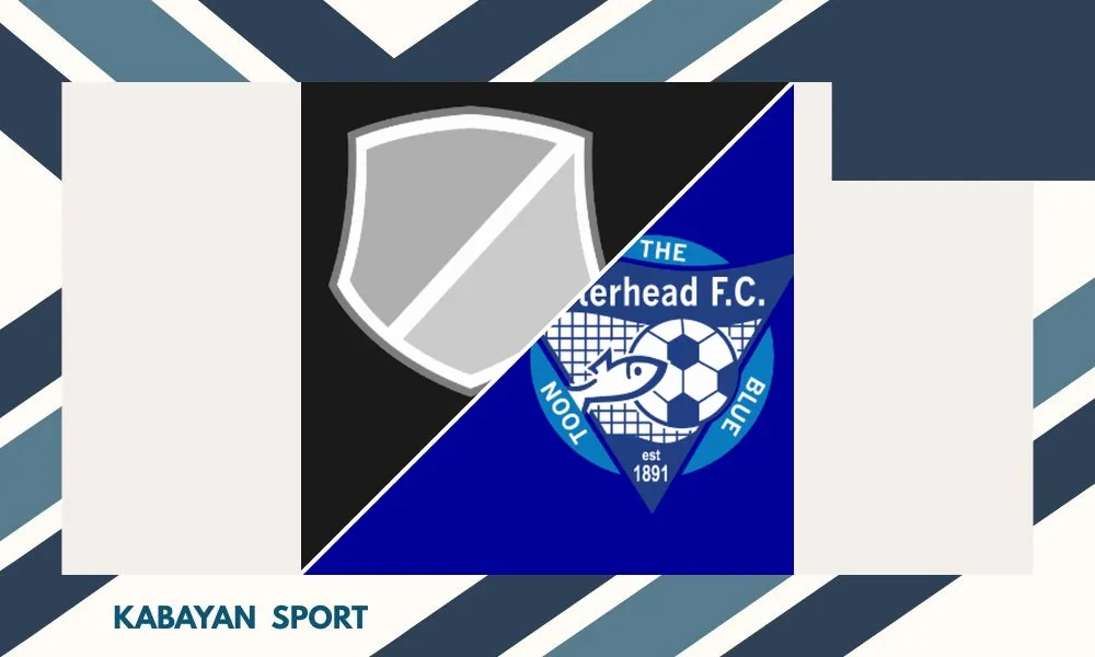 Pemain Peterhead merayakan kemenangan atas Elgin City di Stadion Borough Briggs