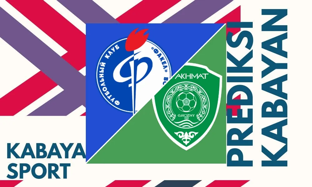 Duel pemain Fakel Voronezh dan Akhmat Grozny di Liga Rusia