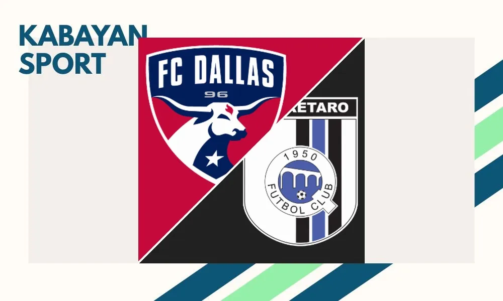 Santiago Moreno merayakan gol kemenangan FC Dallas atas Queretaro di Leagues Cup