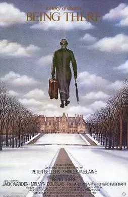 Poster teater film satir Being There yang dibintangi oleh Peter Sellers