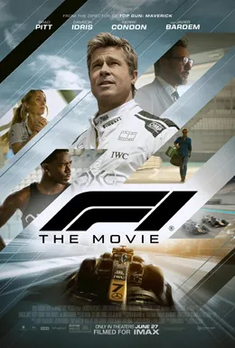 Poster atau adegan film F1 yang dibintangi oleh Brad Pitt