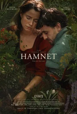 Pemeran utama film Hamnet, Jessie Buckley dan Paul Mescal, dalam sebuah adegan emosional