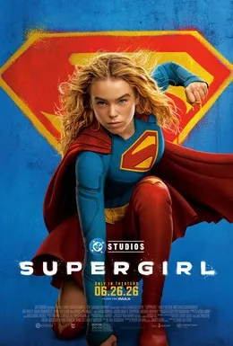 Aktris Milly Alcock sebagai Kara Zor-El dalam film Supergirl 2026