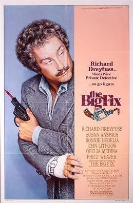 Poster promosi teater film The Big Fix rilisan 1978