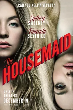 Poster film The Housemaid yang dibintangi oleh Sydney Sweeney dan Amanda Seyfried