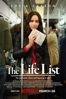 Poster film The Life List yang dibintangi oleh Sofia Carson