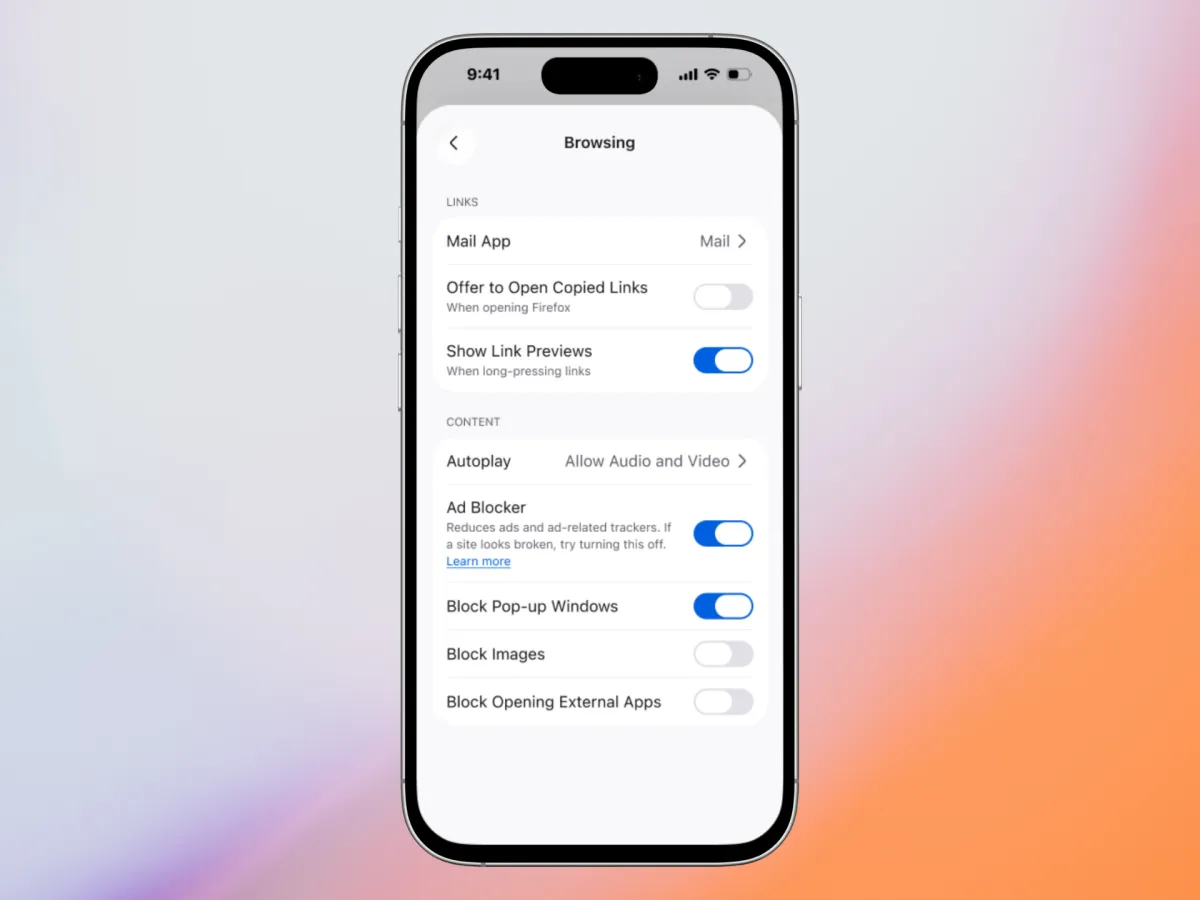Firefox untuk iOS rilis fitur ad blocker bawaan yang harus diaktifkan manual