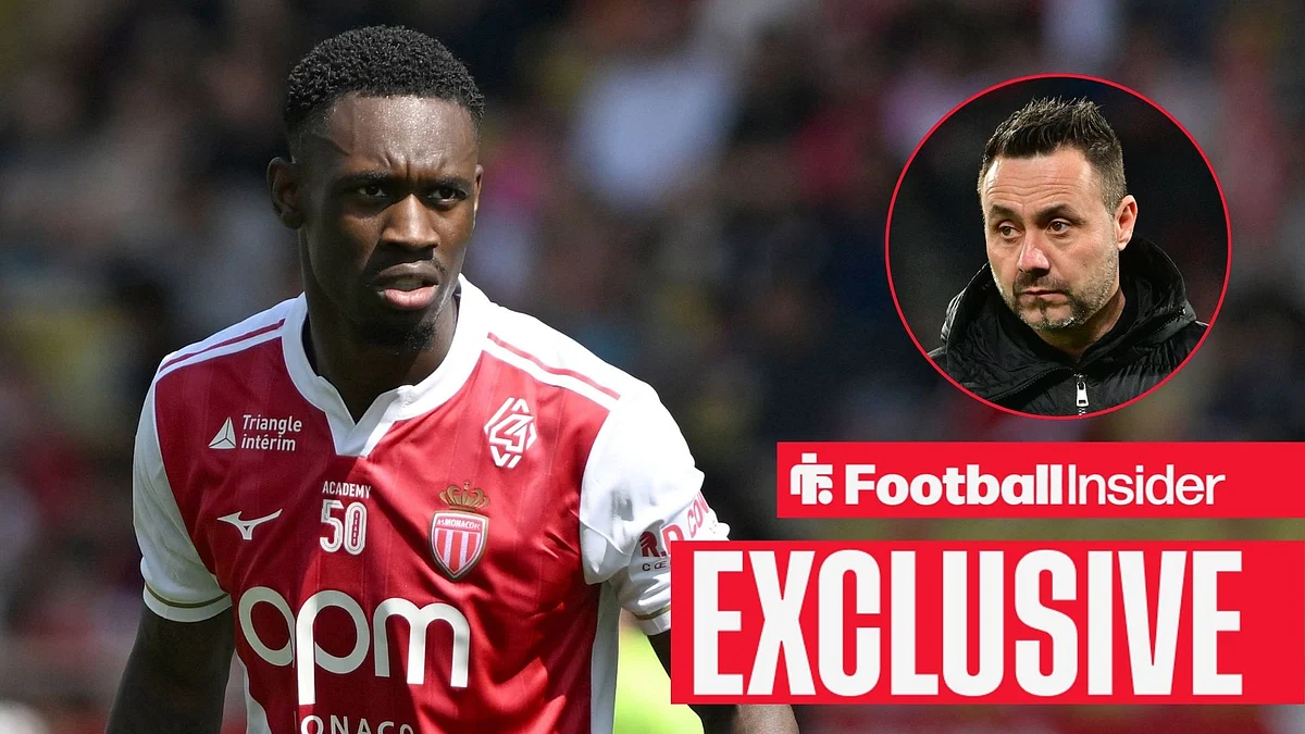 Folarin Balogun saat mengenakan jersey AS Monaco di kompetisi Ligue 1