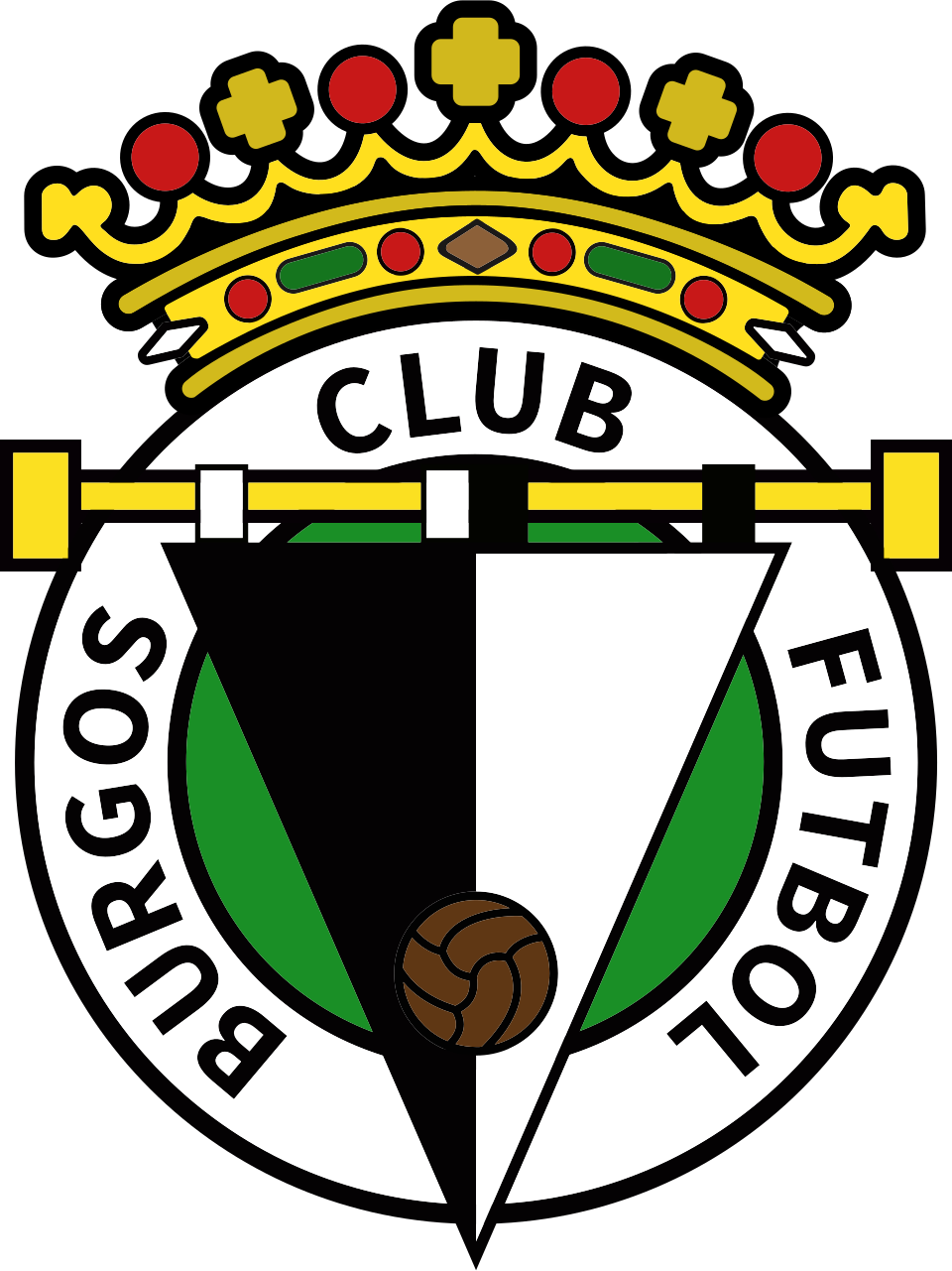 Logo dan lambang resmi klub sepak bola profesional Spanyol, Burgos CF