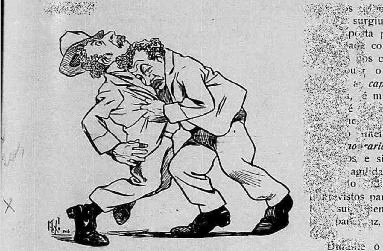 Ilustrasi dan representasi teknik serangan kepala atau headbutt dalam seni bela diri
