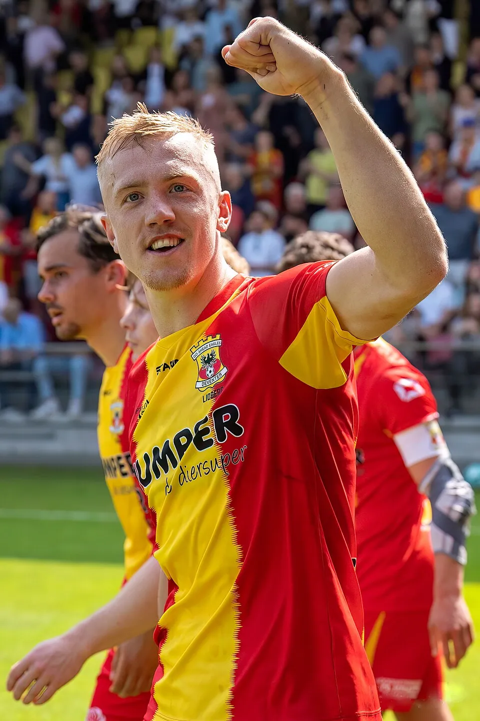 Foto Isac Lidberg, penyerang profesional tim nasional Swedia dan klub Borussia Mönchengladbach