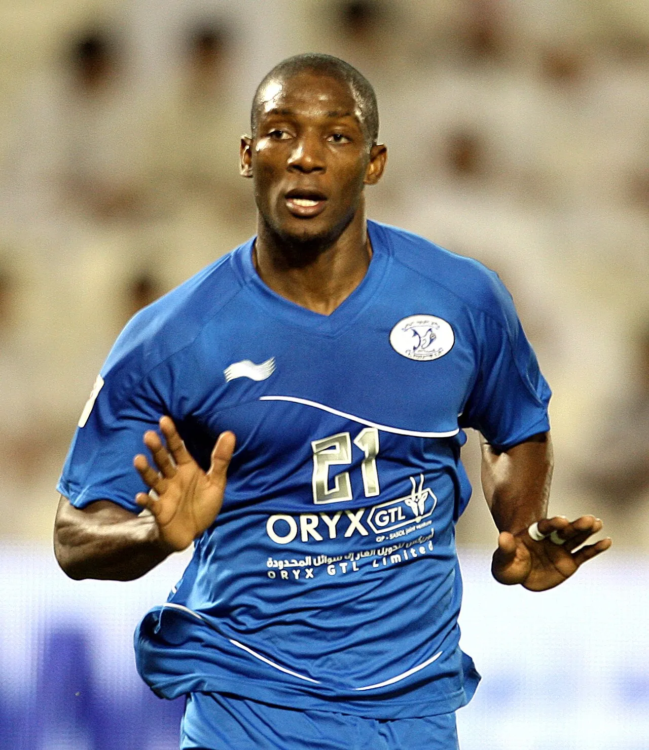 Foto profil Jaycee John Okwunwanne saat bermain sebagai penyerang sepak bola profesional