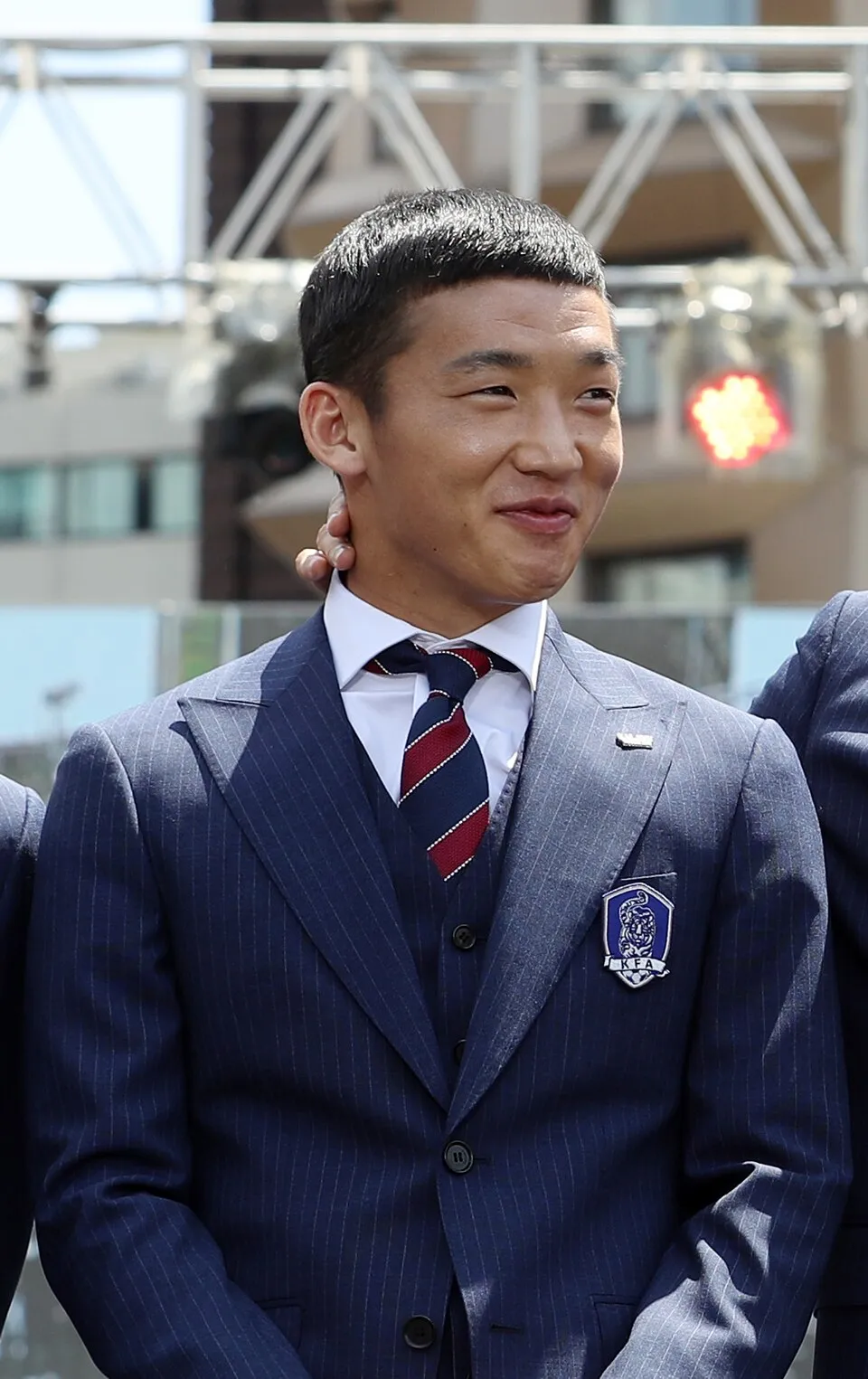 Foto Kim Min-woo, pemain sepak bola profesional asal Korea Selatan yang memperkuat tim nasional dan berbagai klub top