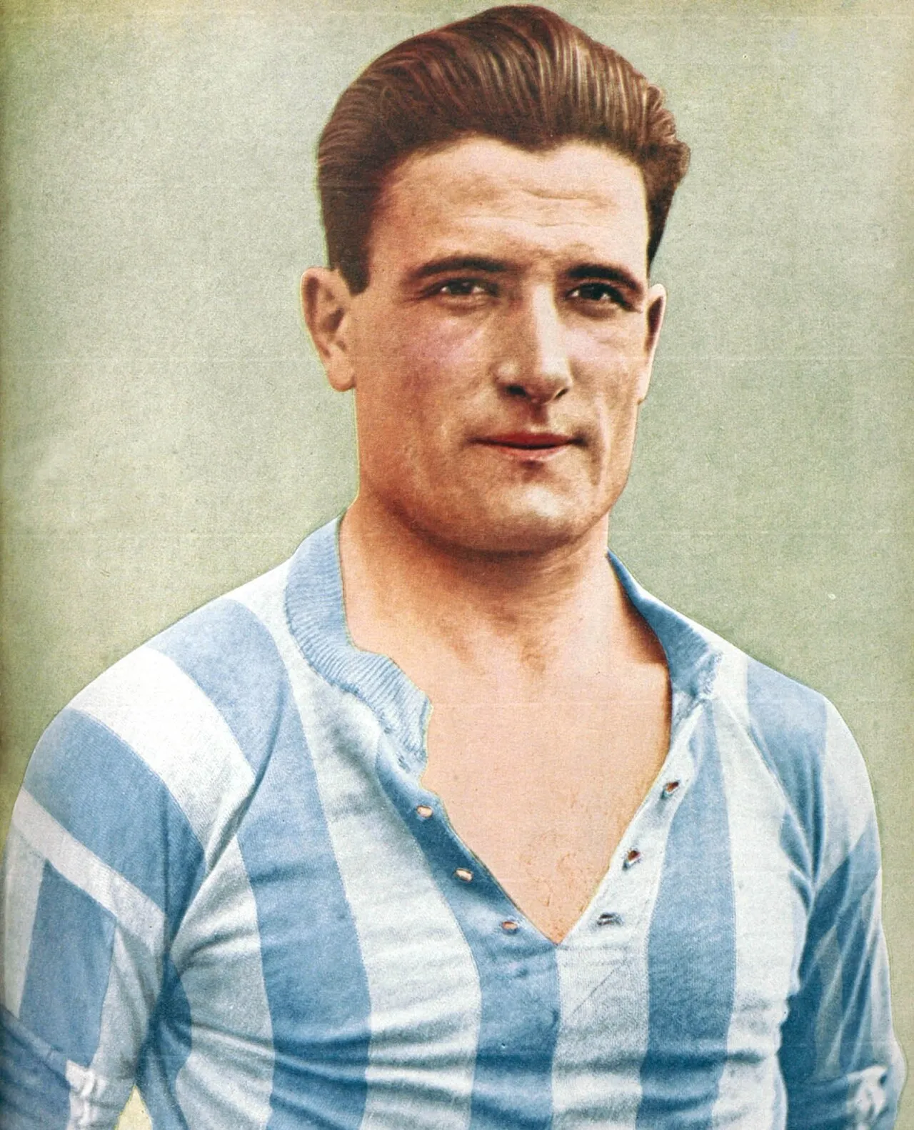 Foto arsip Luis Monti, pesepak bola legendaris yang pernah memperkuat tim nasional Argentina dan Italia