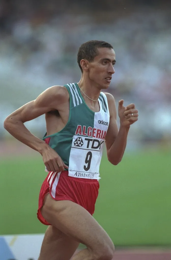 Foto Noureddine Morceli, atlet lari jarak menengah legendaris asal Aljazair