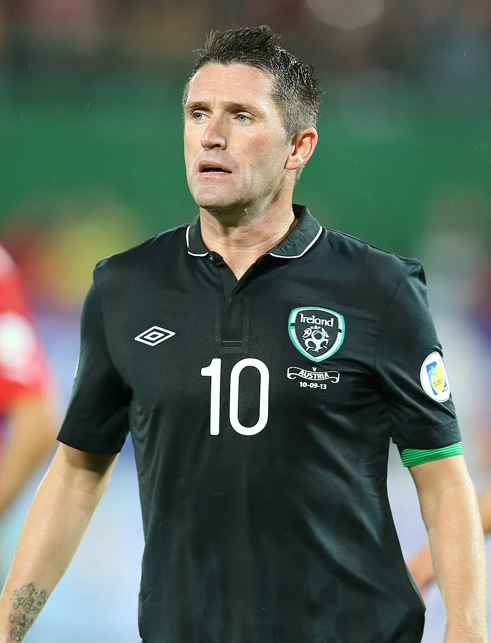 Foto Robbie Keane, mantan penyerang dan kapten tim nasional sepak bola Republik Irlandia