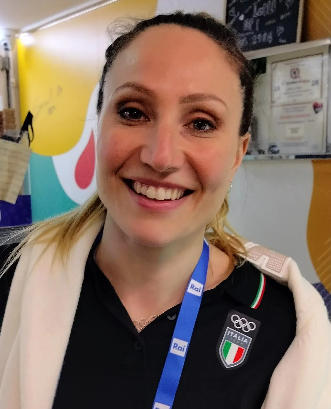 Potret atlet seluncur cepat asal Italia Francesca Lollobrigida