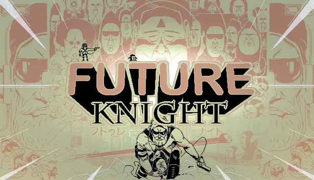 Tangkapan layar game Future Knight dengan gaya visual retro 2D