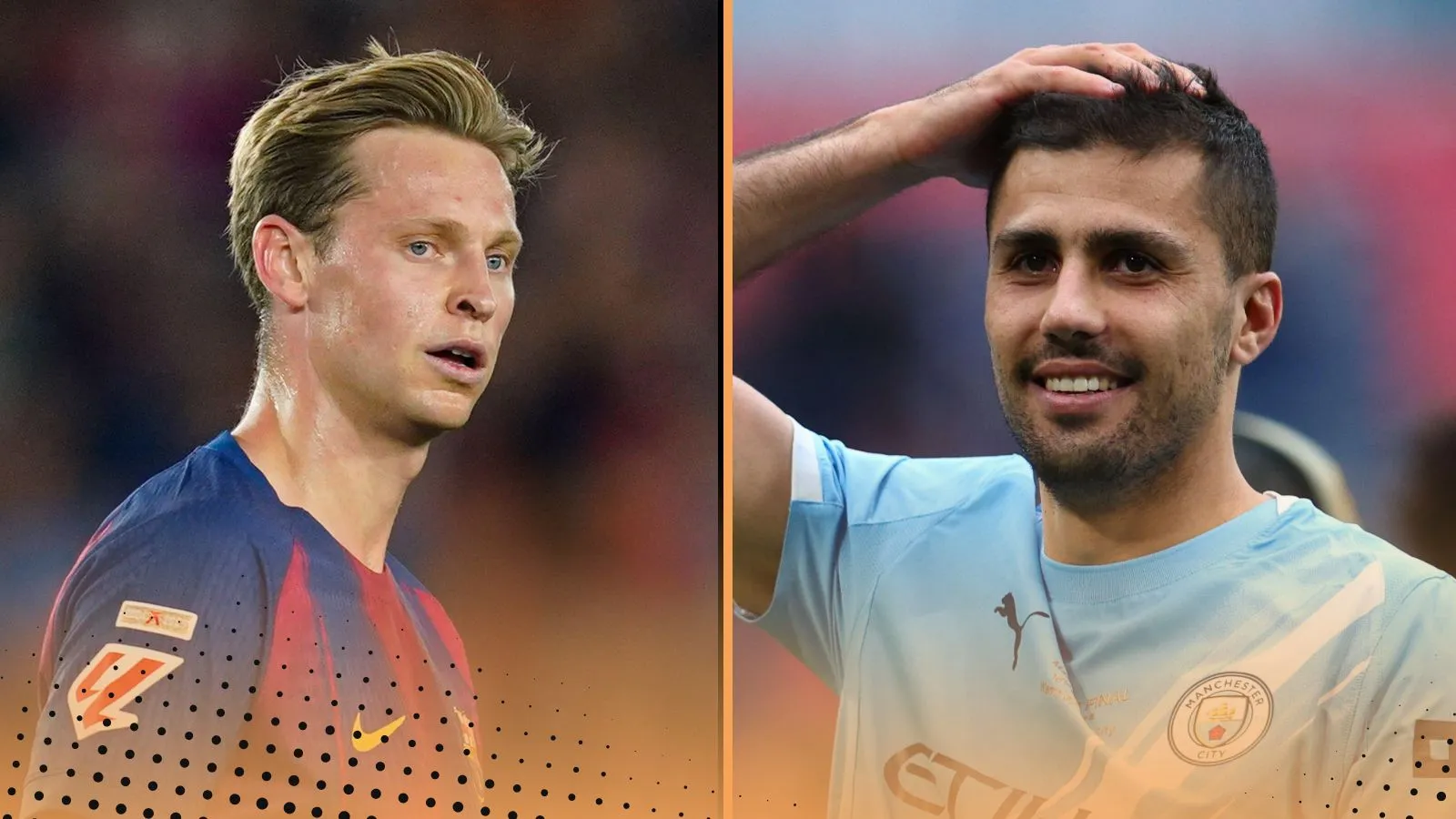 Gelandang Manchester City Rodri beraksi di lapangan hijau
