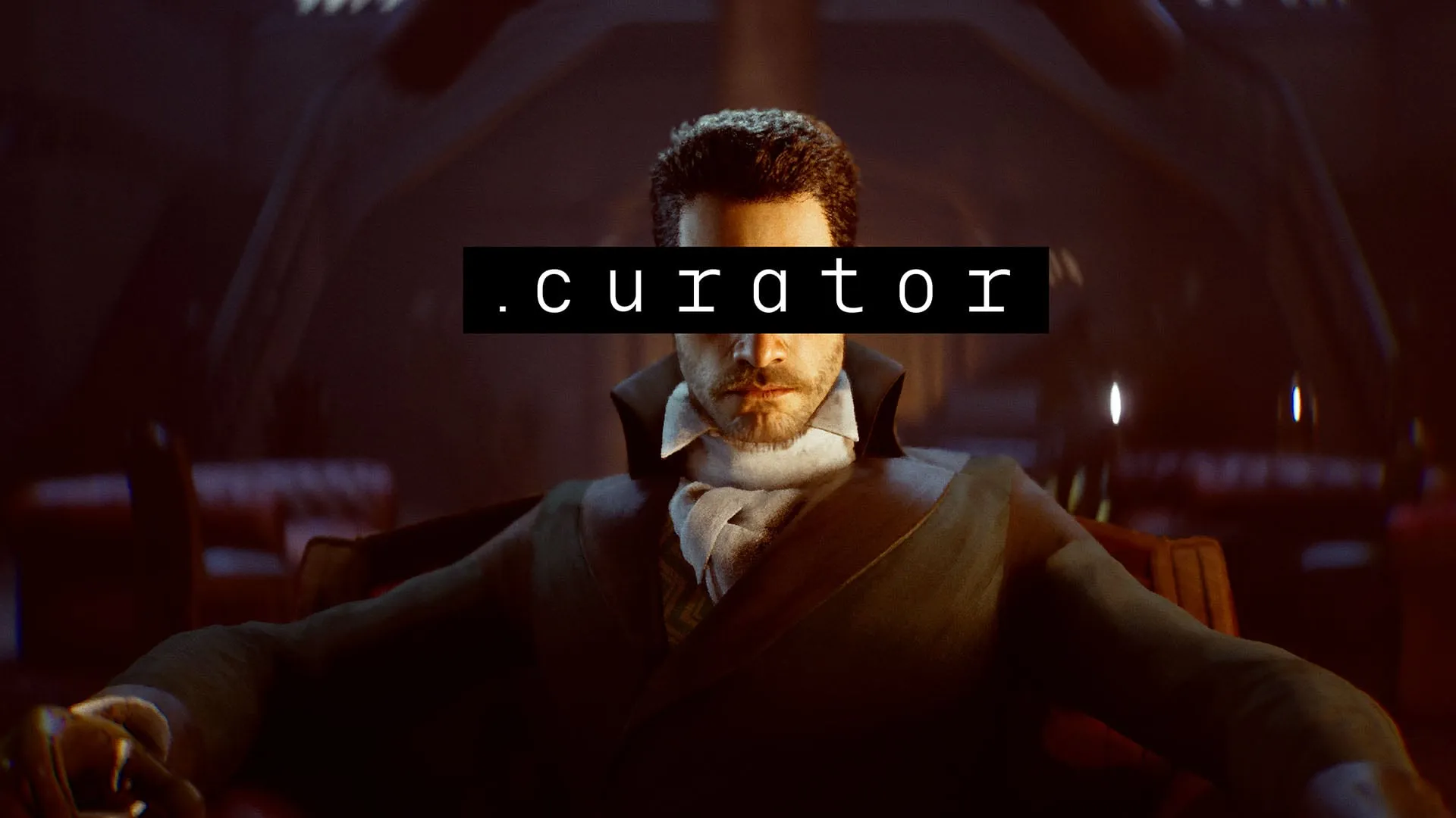 Tangkapan layar game .Curator game petualangan sinematik baru untuk PS5 dan PC