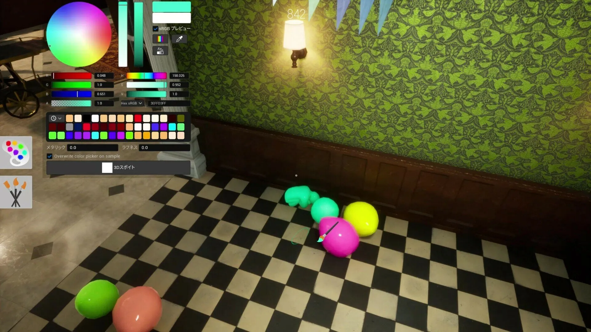 Tampilan game indie Meccha Chameleon yang sukses menjual 20 juta unit di Steam