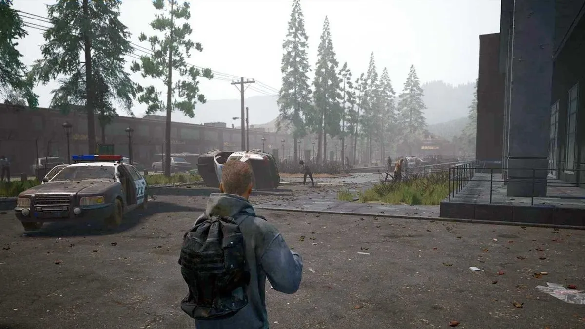 Tangkapan layar game open world zombie The Dead We Knew di Steam