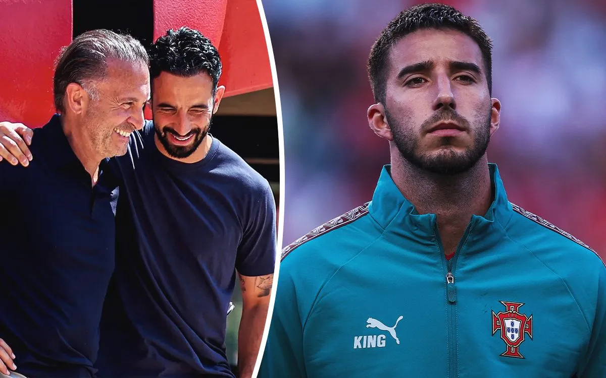 Pemilik AC Milan Gerry Cardinale dan pelatih Ruben Amorim dalam agenda rapat klub