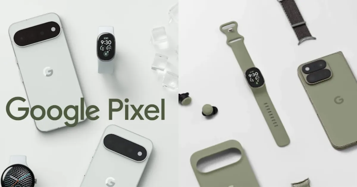 Tangkapan layar iklan Google Pixel 11 yang menampilkan perangkat pelacak kebugaran misterius