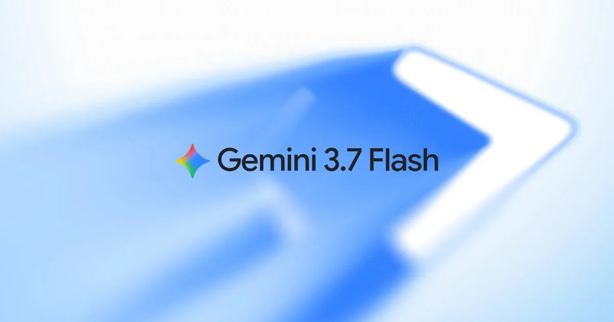 Tampilan antarmuka model AI Google Gemini 3.7 Flash terbaru
