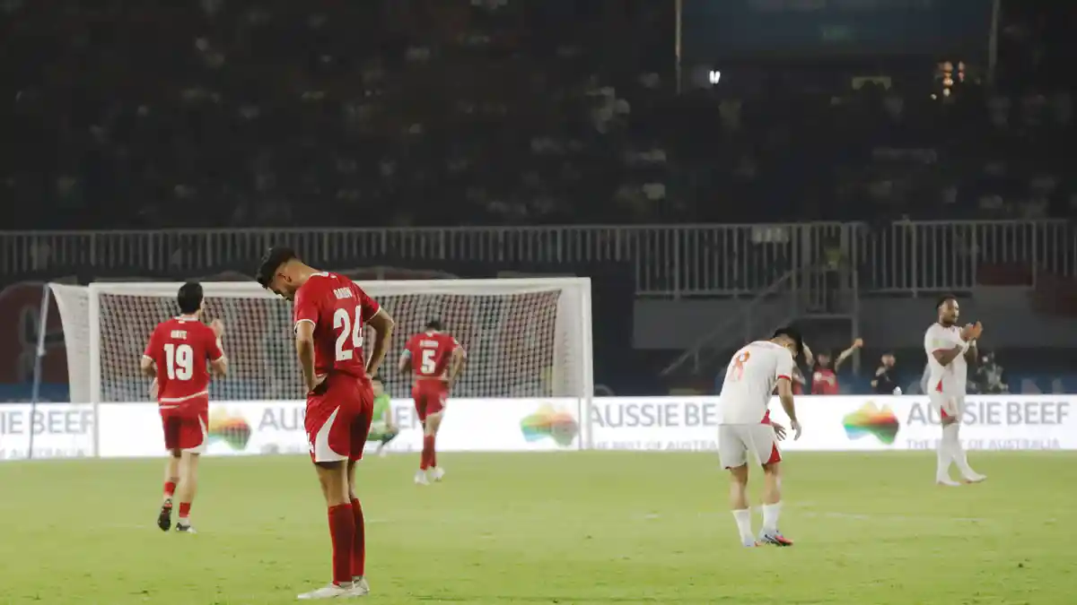 Suasana konferensi pers persiapan FIFA ASEAN Cup 2026 di Jakarta