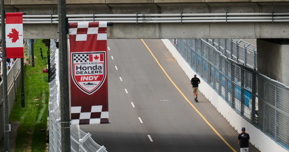 Pembatalan hari pertama ajang Ontario Honda Dealers Indy di Markham