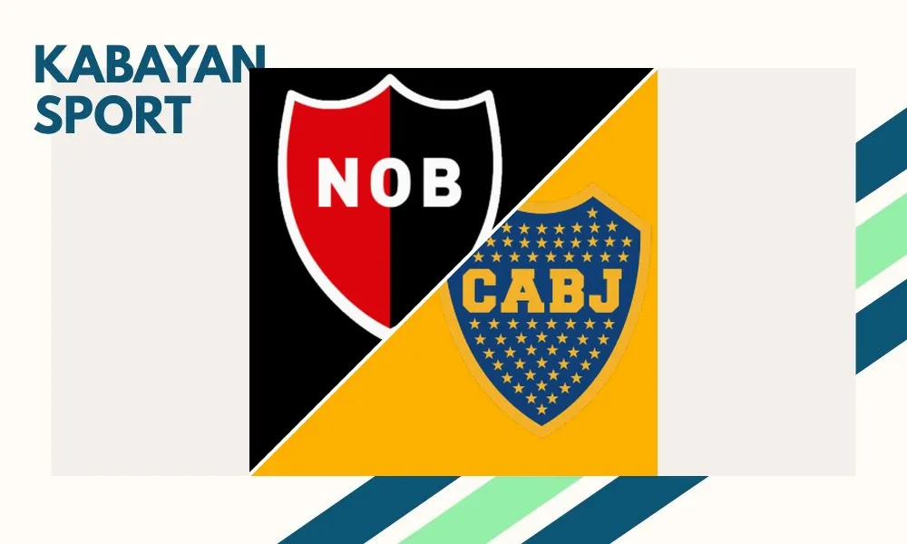 Aksi pemain Newell's Old Boys dan Boca Juniors dalam pertandingan Liga Profesional Argentina