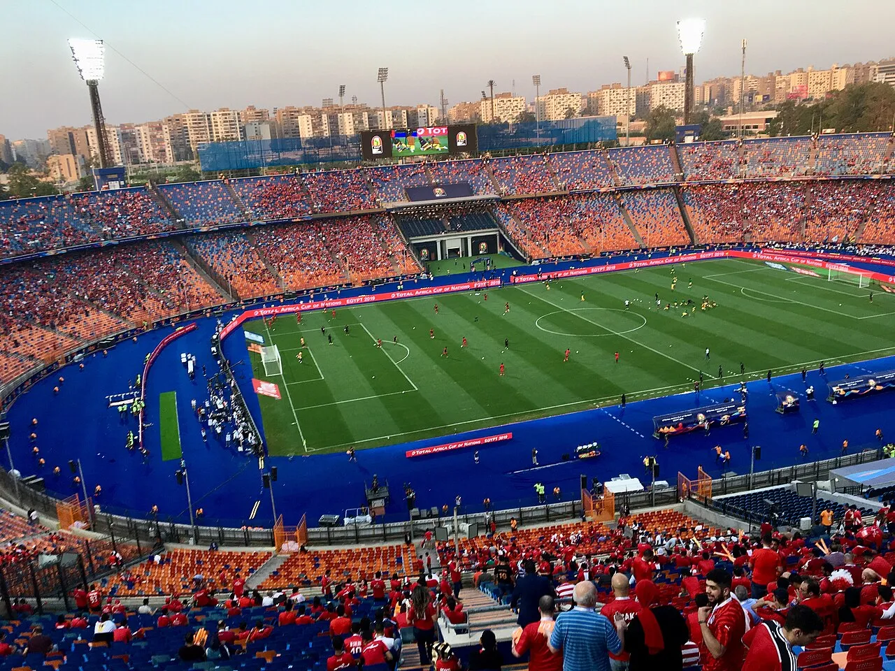 Pertandingan final Piala Mesir antara Al Ahly dan Zamalek di Stadion Kairo