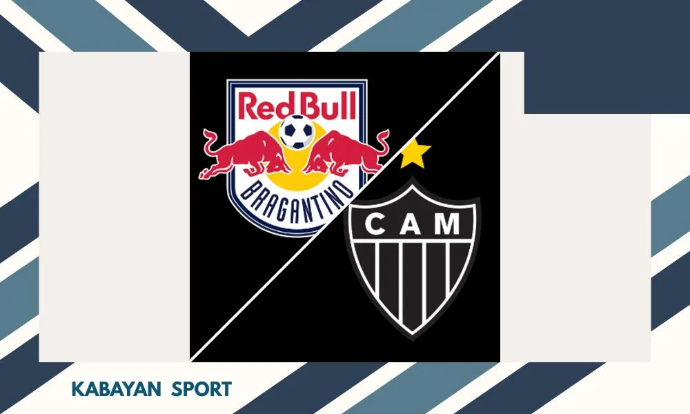 Pemain Atlético Mineiro merayakan gol kemenangan atas Red Bull Bragantino