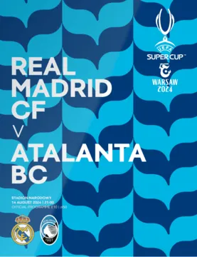 Kylian Mbappe rayakan gol debutnya bersama Real Madrid di final UEFA Super Cup 2024