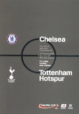 Jonathan Woodgate merayakan gol kemenangan Tottenham Hotspur atas Chelsea di Wembley