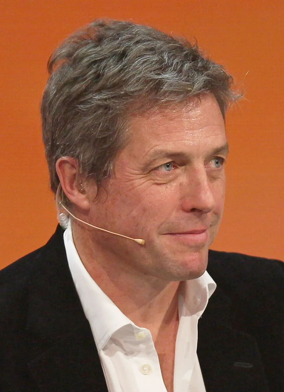 Aktor Inggris Hugh Grant saat menghadiri sebuah acara pemutaran film
