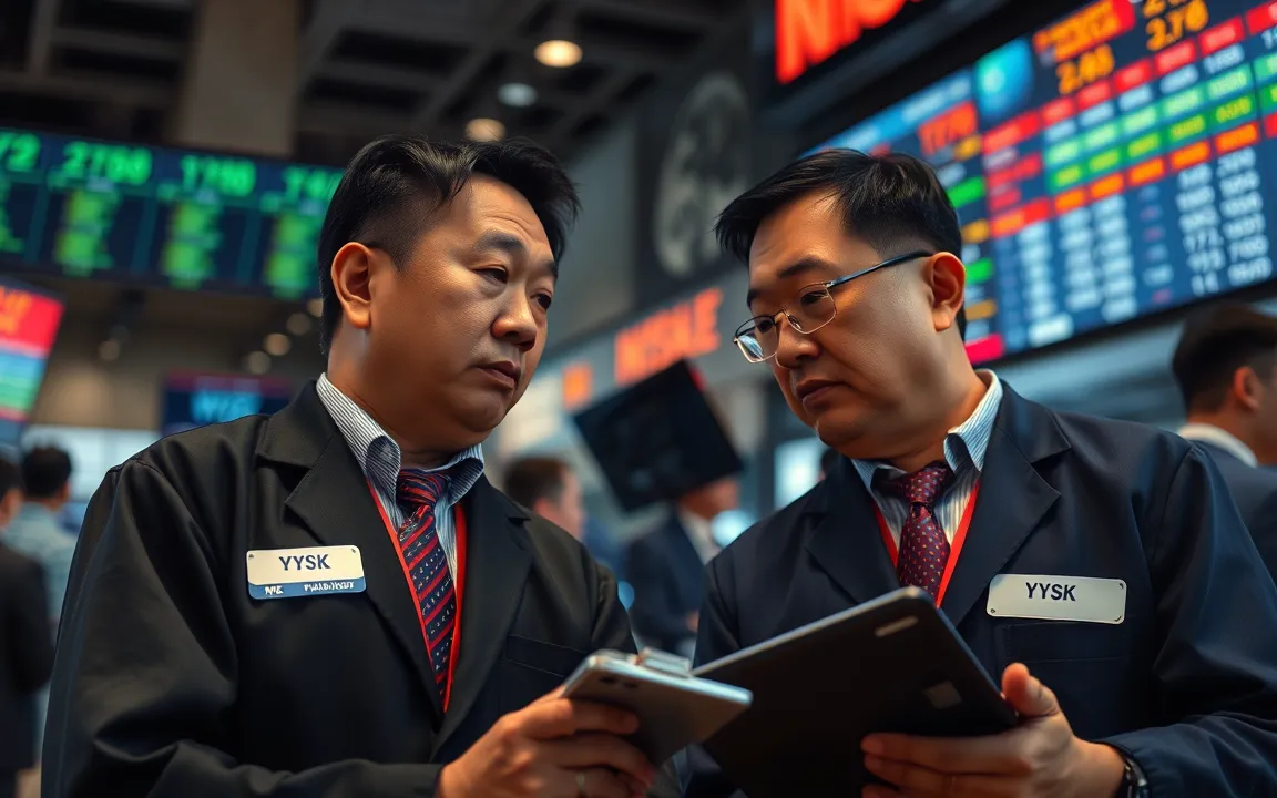 Grafik pergerakan indeks Nikkei 225 di bursa saham Tokyo Jepang