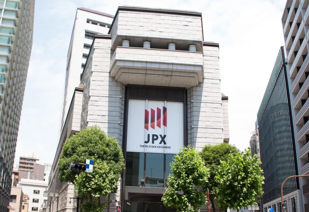 Grafik pergerakan Indeks Nikkei Jepang di bursa saham Tokyo