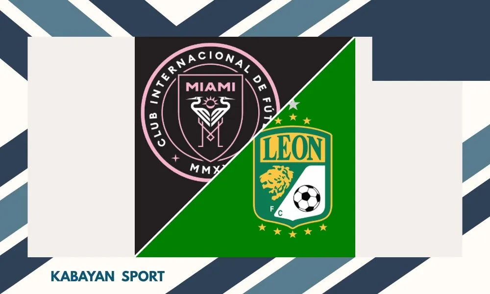 Aksi pemain Inter Miami dan Leon dalam pertandingan Leagues Cup