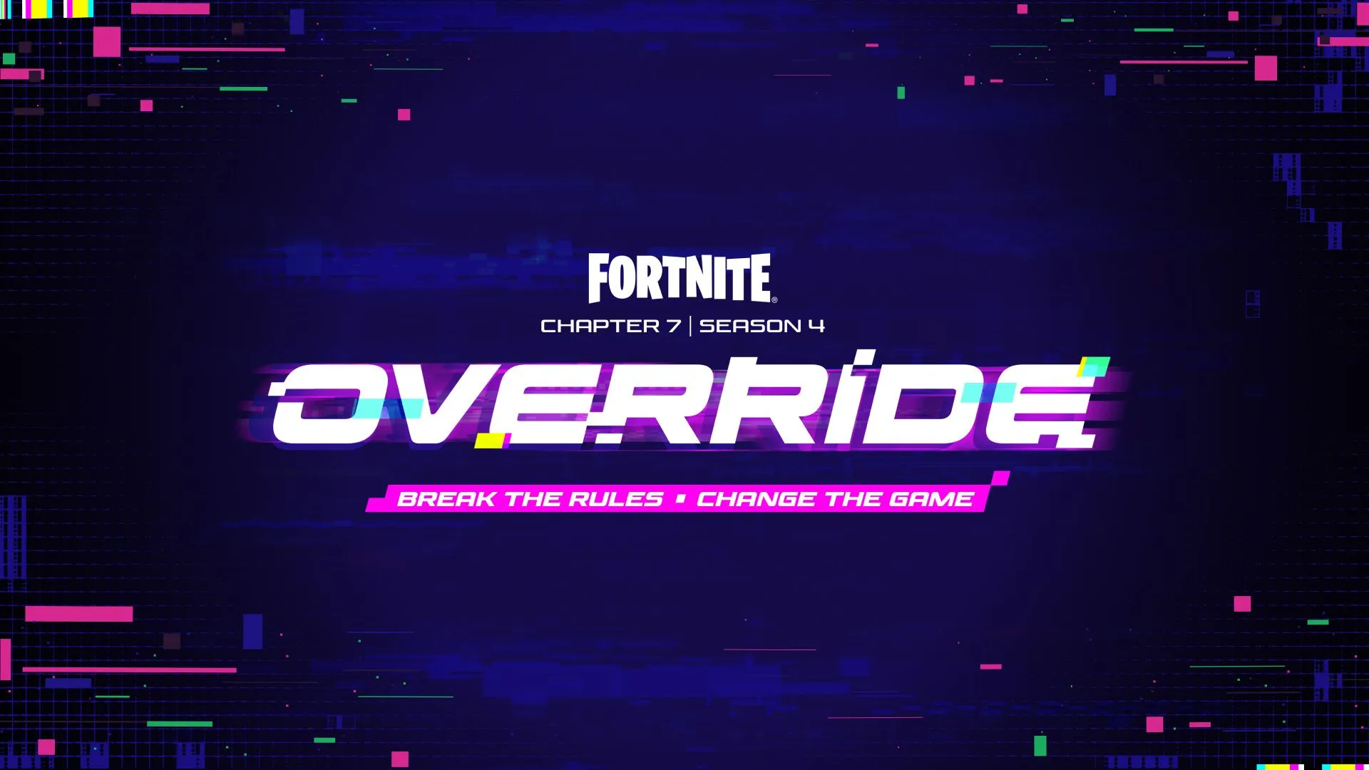 Tampilan visual game Fortnite Chapter 7 Season 4 dengan berbagai pembaruan konten